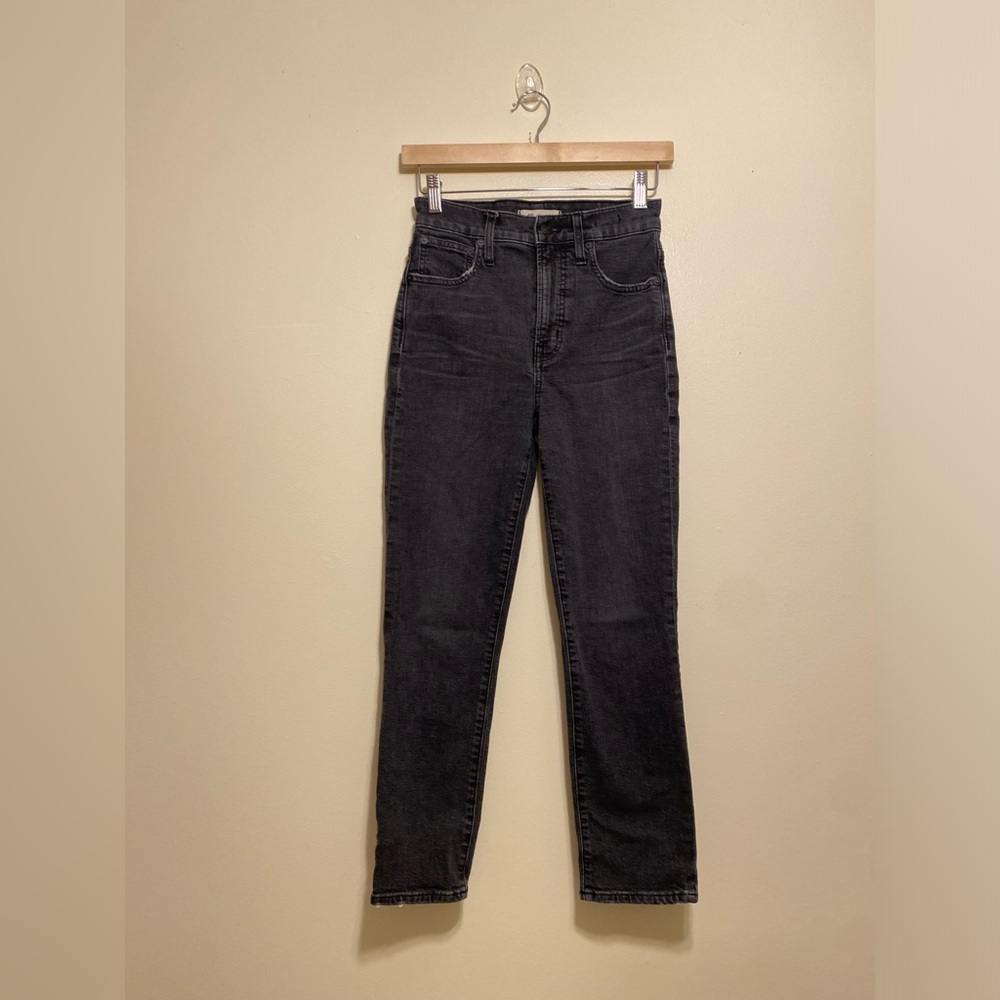 Madewell Tge Perfect Vintage Crop Jeans Black Denim Jeans . Size 25 Style AA892